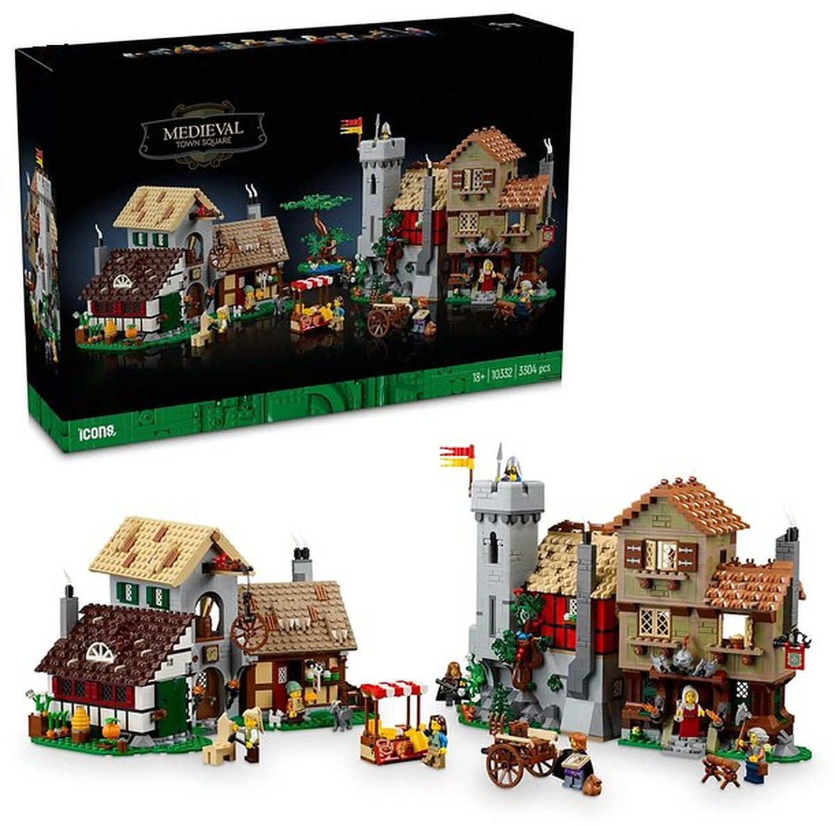 Medieval Town Square (3304+pcs)