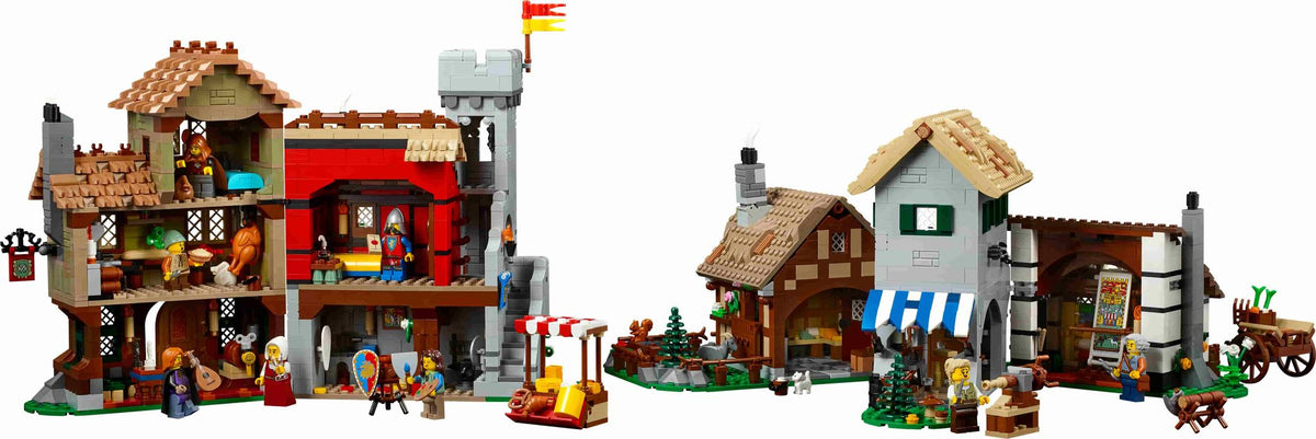 Medieval Town Square (3304+pcs)