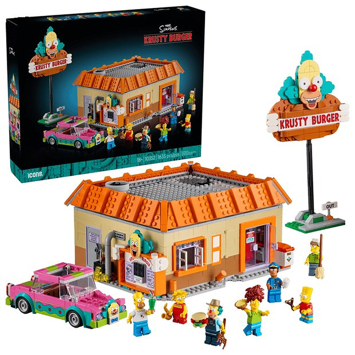 The Simpsons: Krusty Burger (1635+pcs)