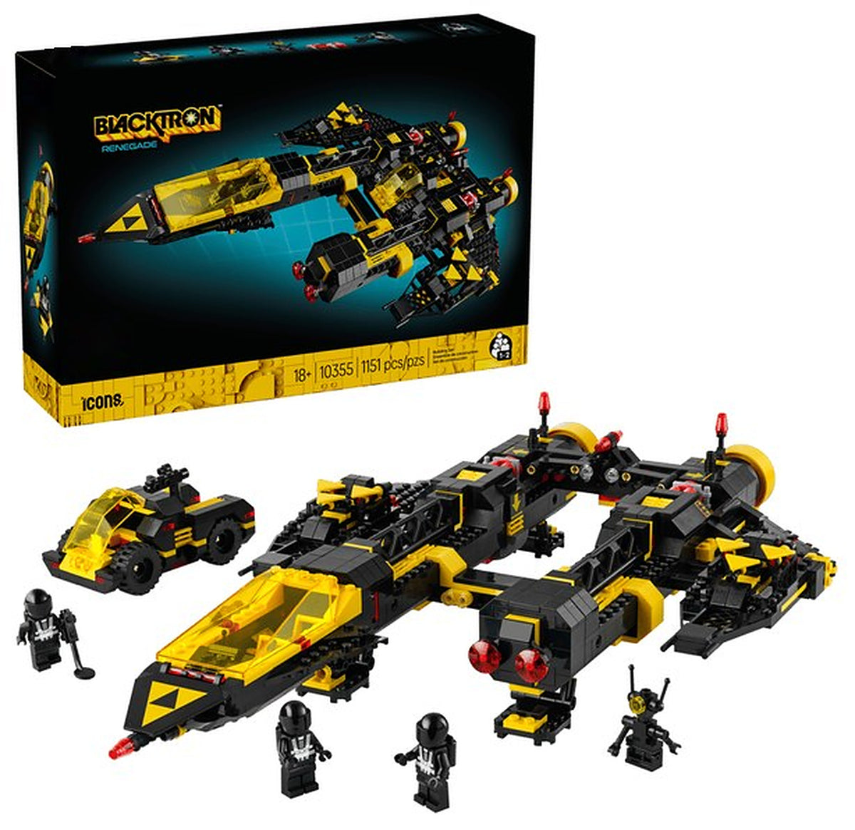 Blacktron Renegade (1151+pcs)