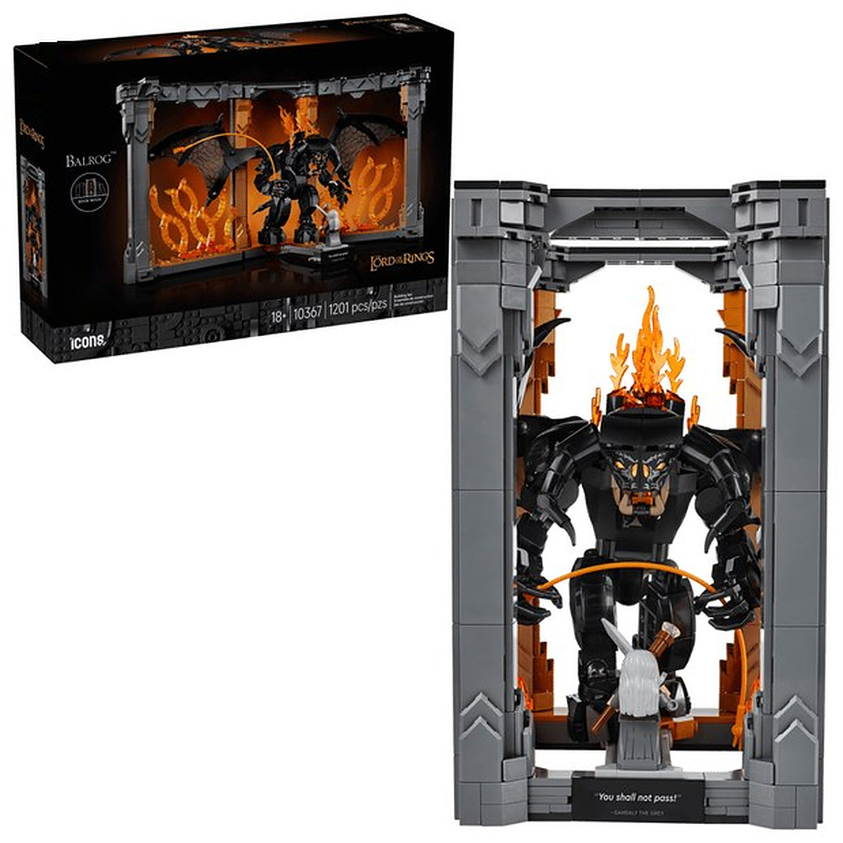 The Lord of the Rings: Balrog Book Nook (1201+pcs)