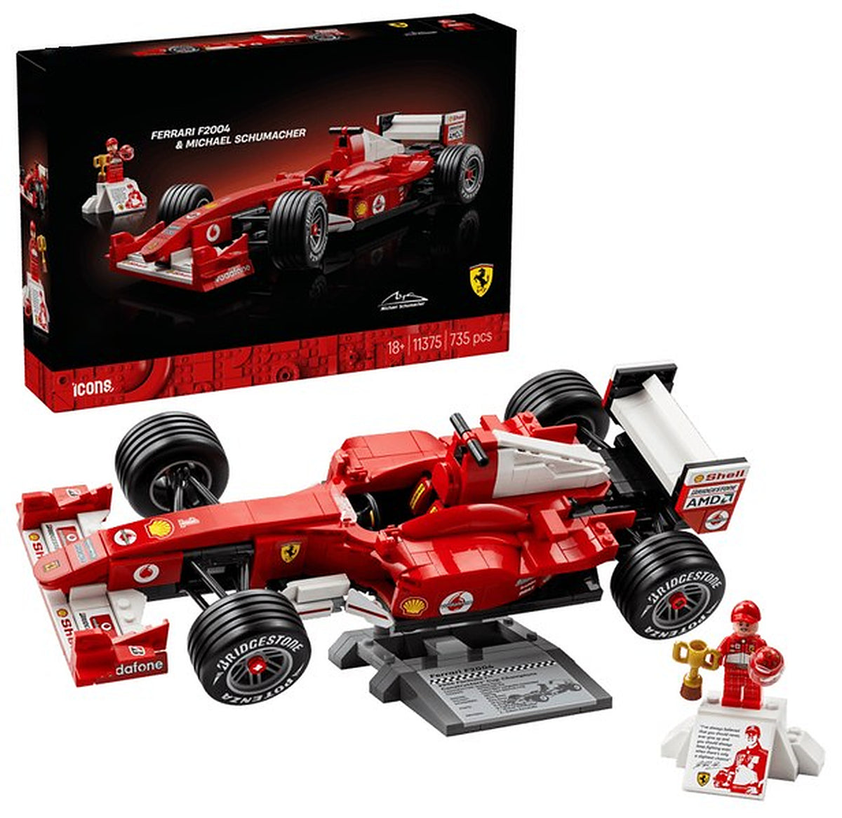 Ferrari F2004 & Michael Schumacher (735+pcs)