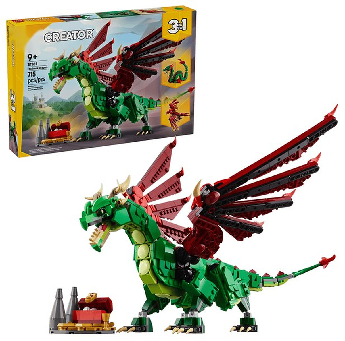 Medieval Dragon (715+pcs)