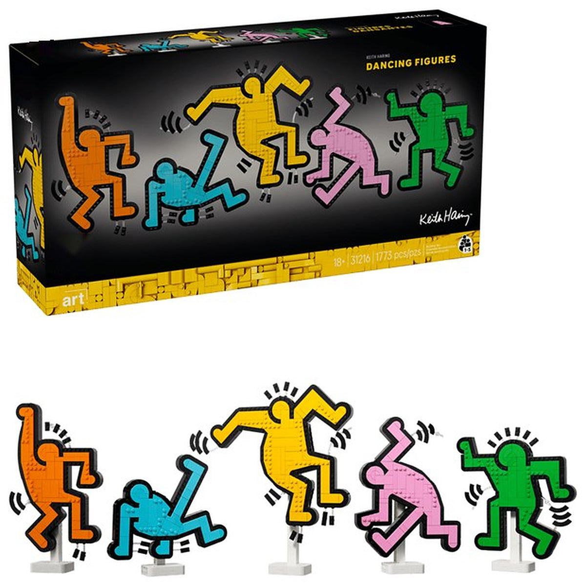 Keith Haring - Dancing Figures (1773+pcs)