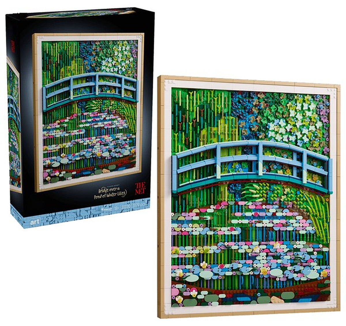 Claude Monet - Bridge over a Pond of Water Lilies (3179+pcs)