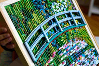Claude Monet - Bridge over a Pond of Water Lilies (3179+pcs)