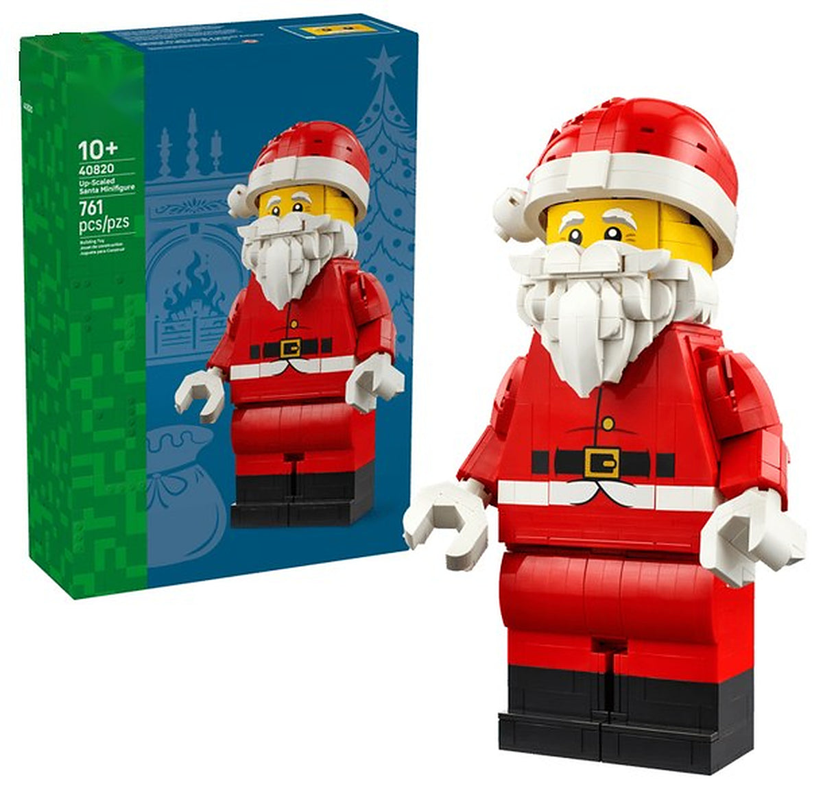 Up-Scaled Santa Minifigure (761+pcs)