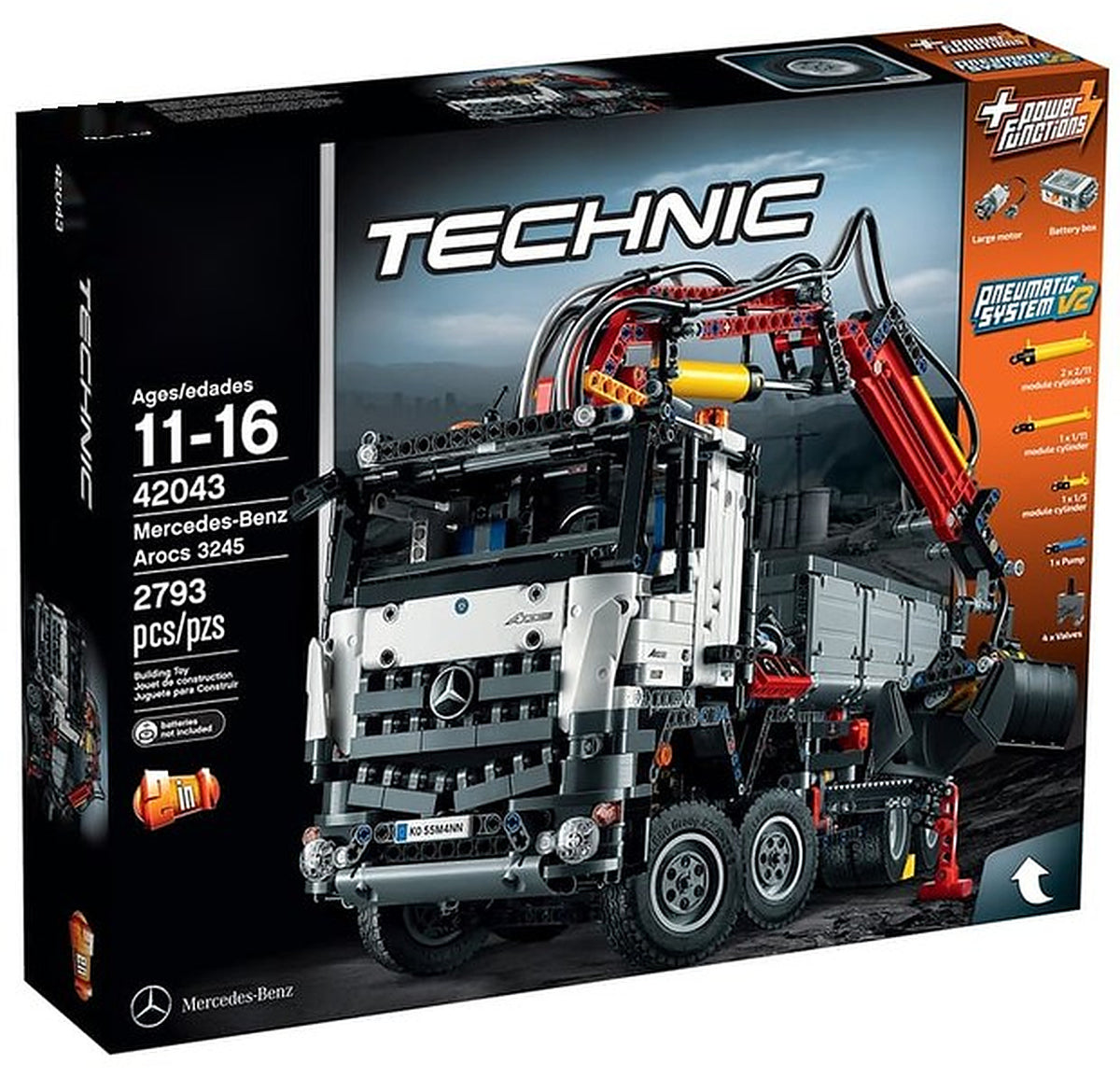 Mercedes-Benz Arocs 3245 (2793+pcs)