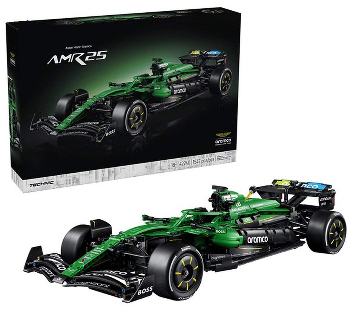Aston Martin Aramco AMR25 F1 Car (1547+pcs)