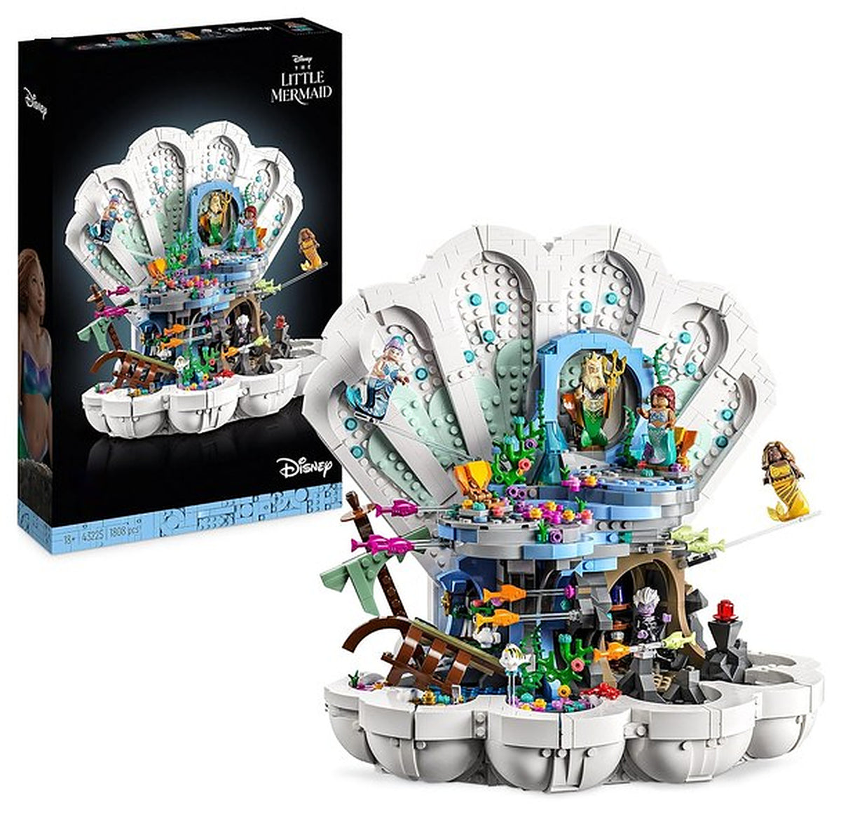 The Little Mermaid Royal Clamshell (1808+pcs)