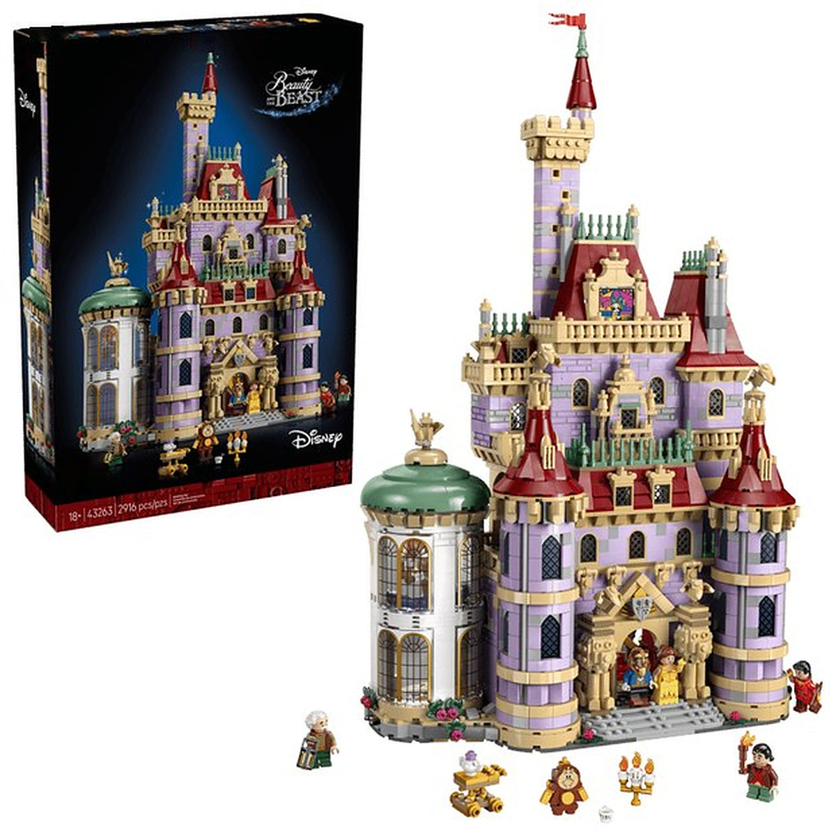 Beauty and the Beast Castle (2916+pcs)