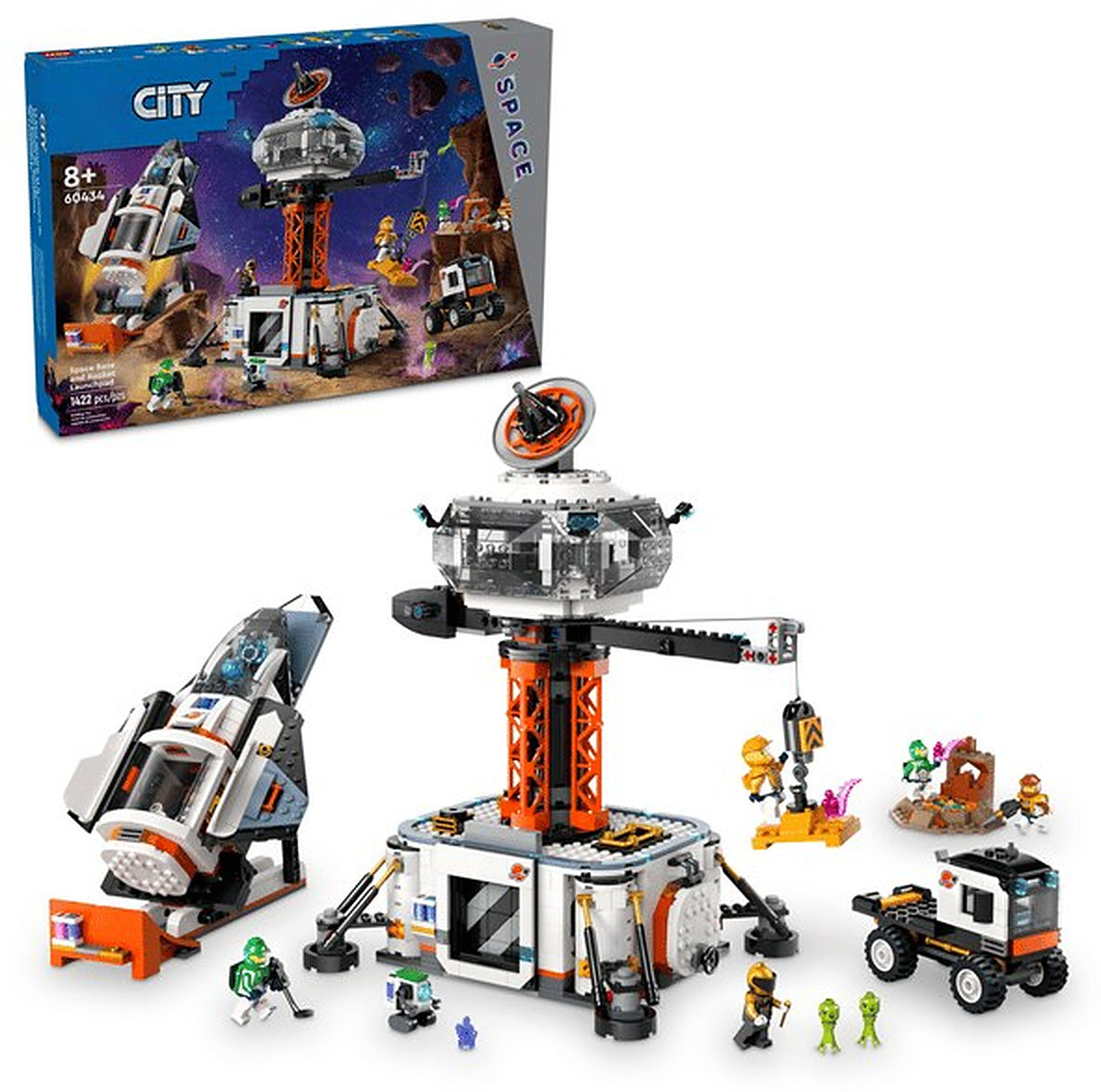 Space Base and Rocket Launchpad (1422+pcs)