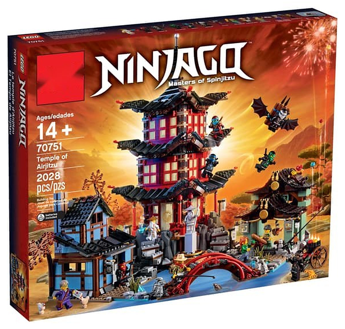 Temple of Airjitzu (2028+pcs)