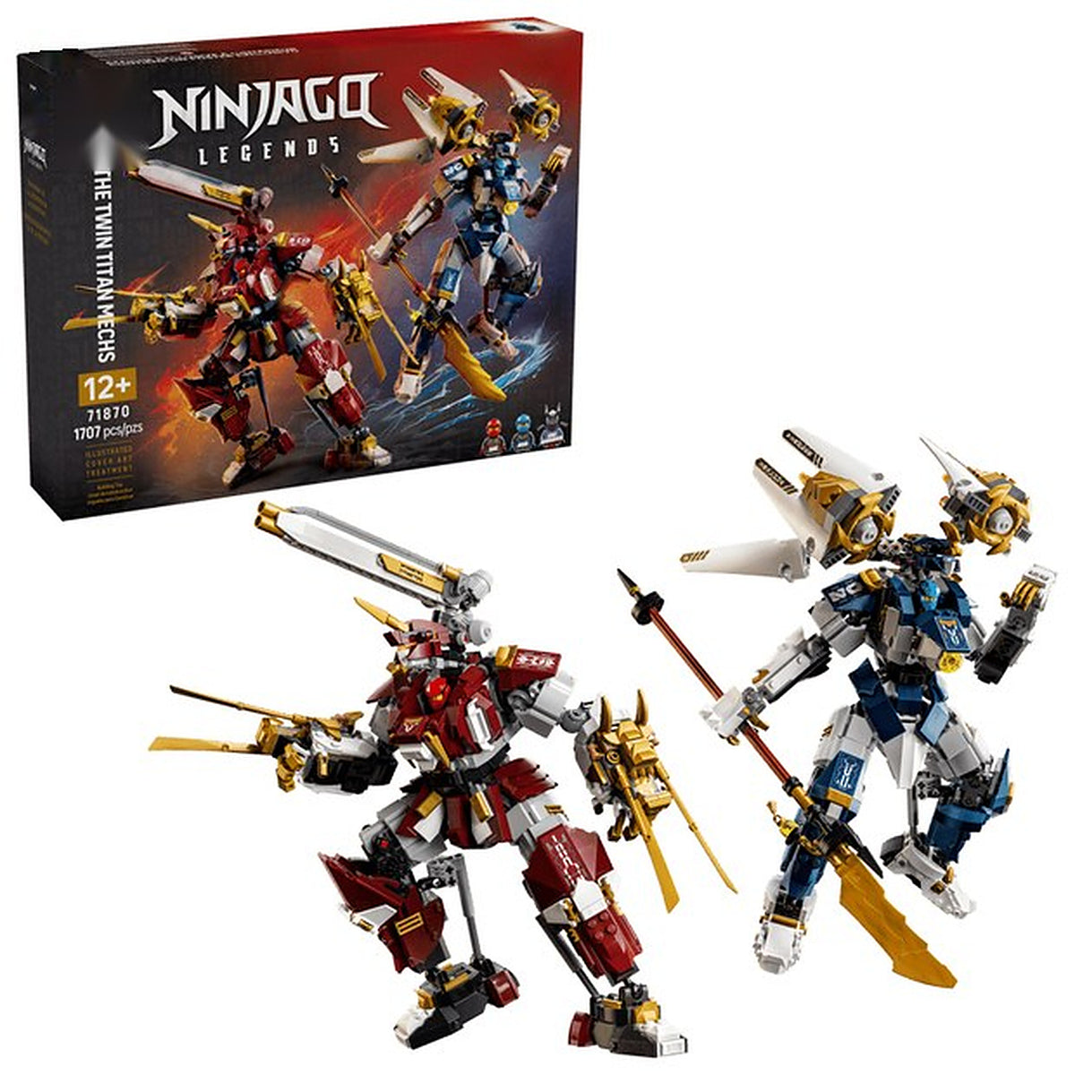 The Twin Titan Mechs (1707+pcs)