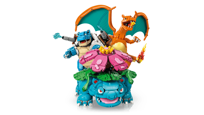 Florizarre, Dracaufeu et Tortank (6838+ pièces)