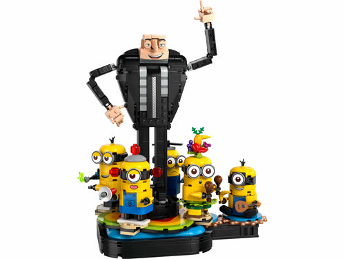 Brick-Built Gru and Minions (839+pcs)