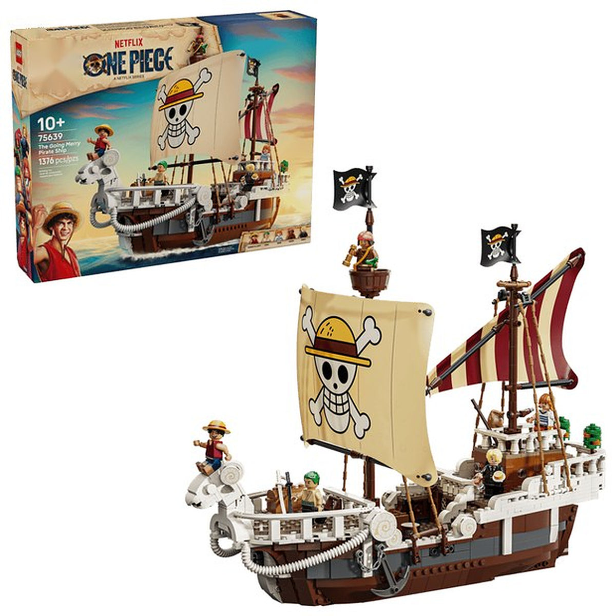 The Going Merry Pirate Ship (1376+pcs)