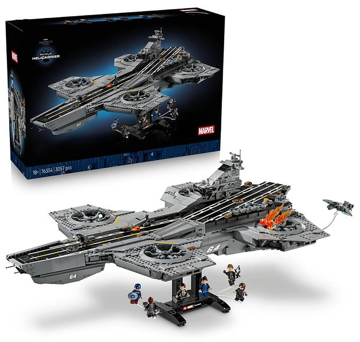 S.H.I.E.L.D. Helicarrier (3057+pcs)