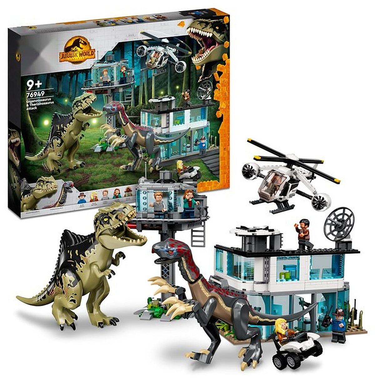Giganotosaurus & Therizinosaurus Attack (810+pcs)