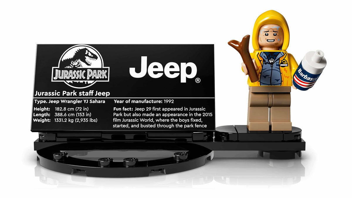 Jurassic Park Jeep Wrangler (1924+pcs)