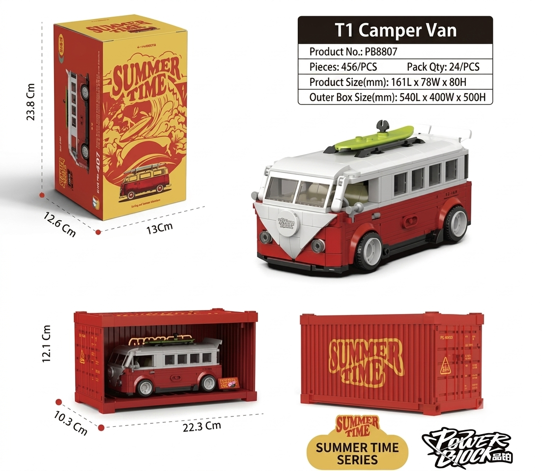 T1 Camper Van 456 pièces (édition collector)