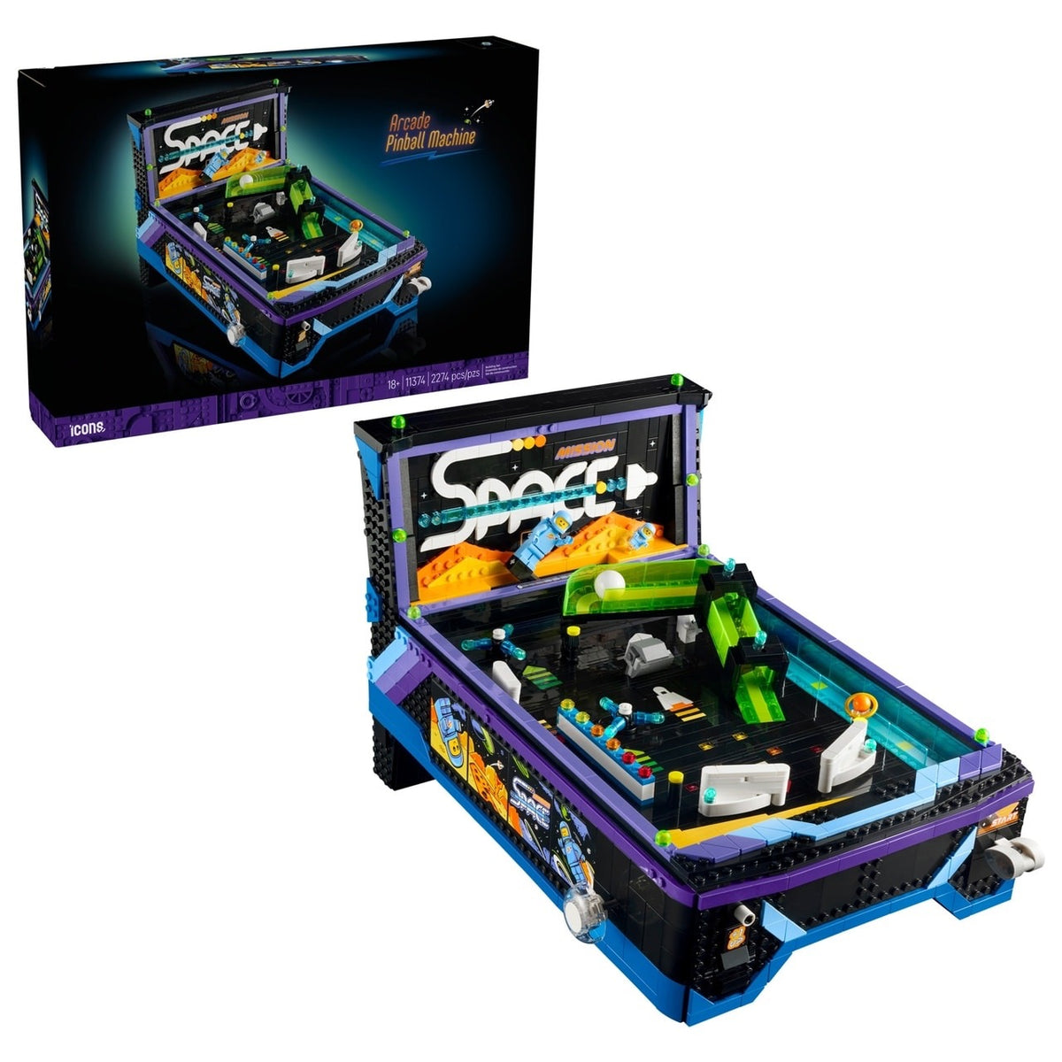 Arcade Pinball Machine (2274+pcs)