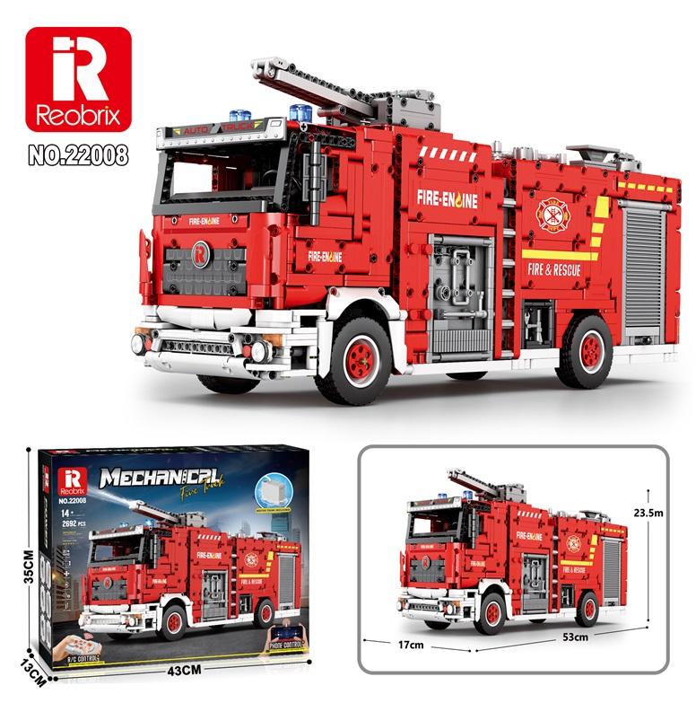 Reobrix Water Tanker Fire Engine Model