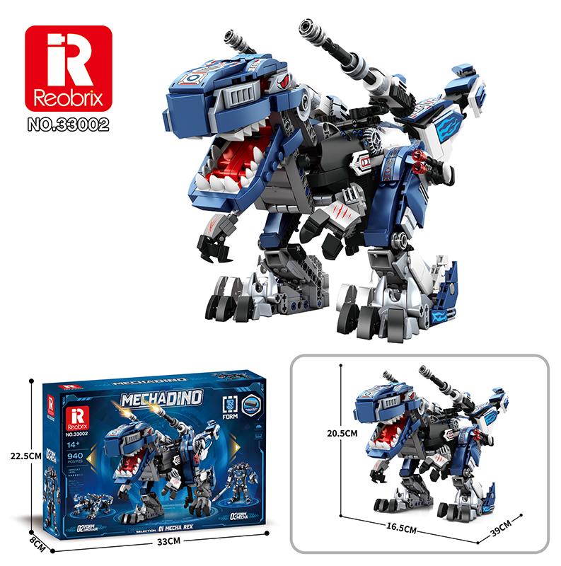 Reobrix 3-in-1 Blue Mecha Rex