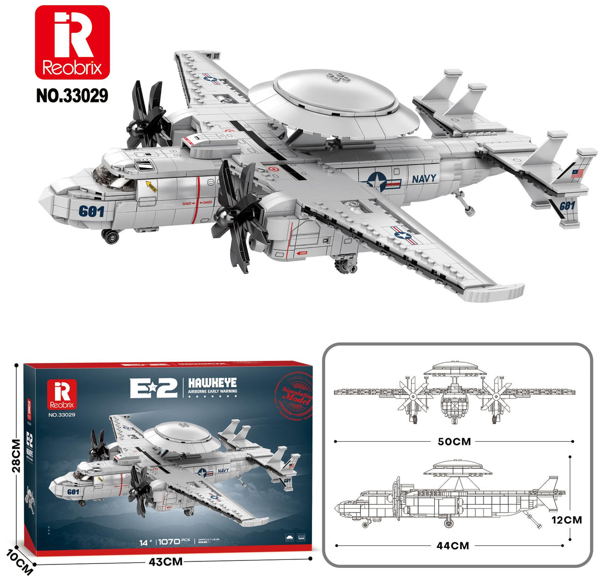 Reobrix E-2 Airborne Early Warning Aircraft