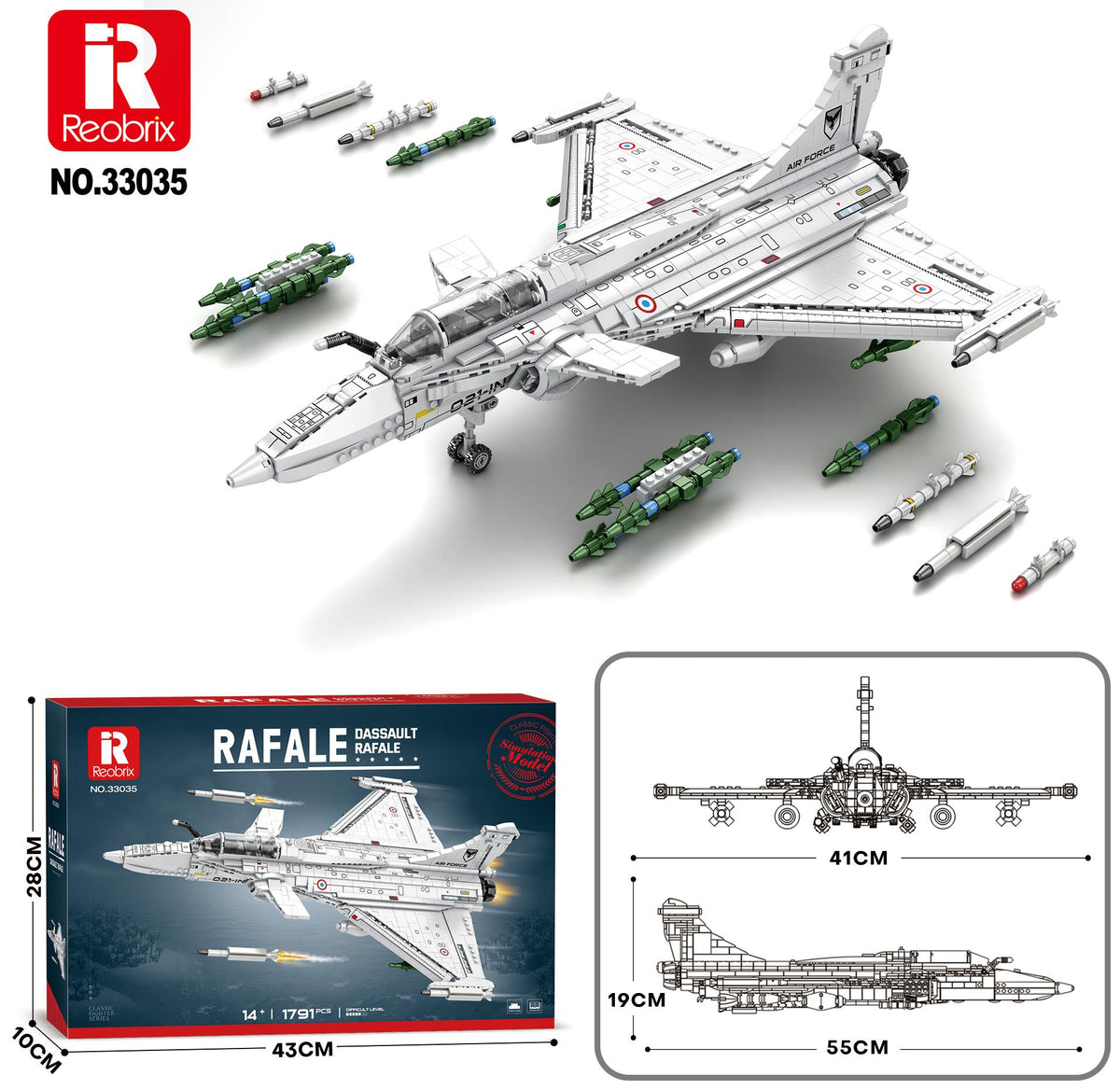 Reobrix Delta-Wing Omnirole Fighter Model