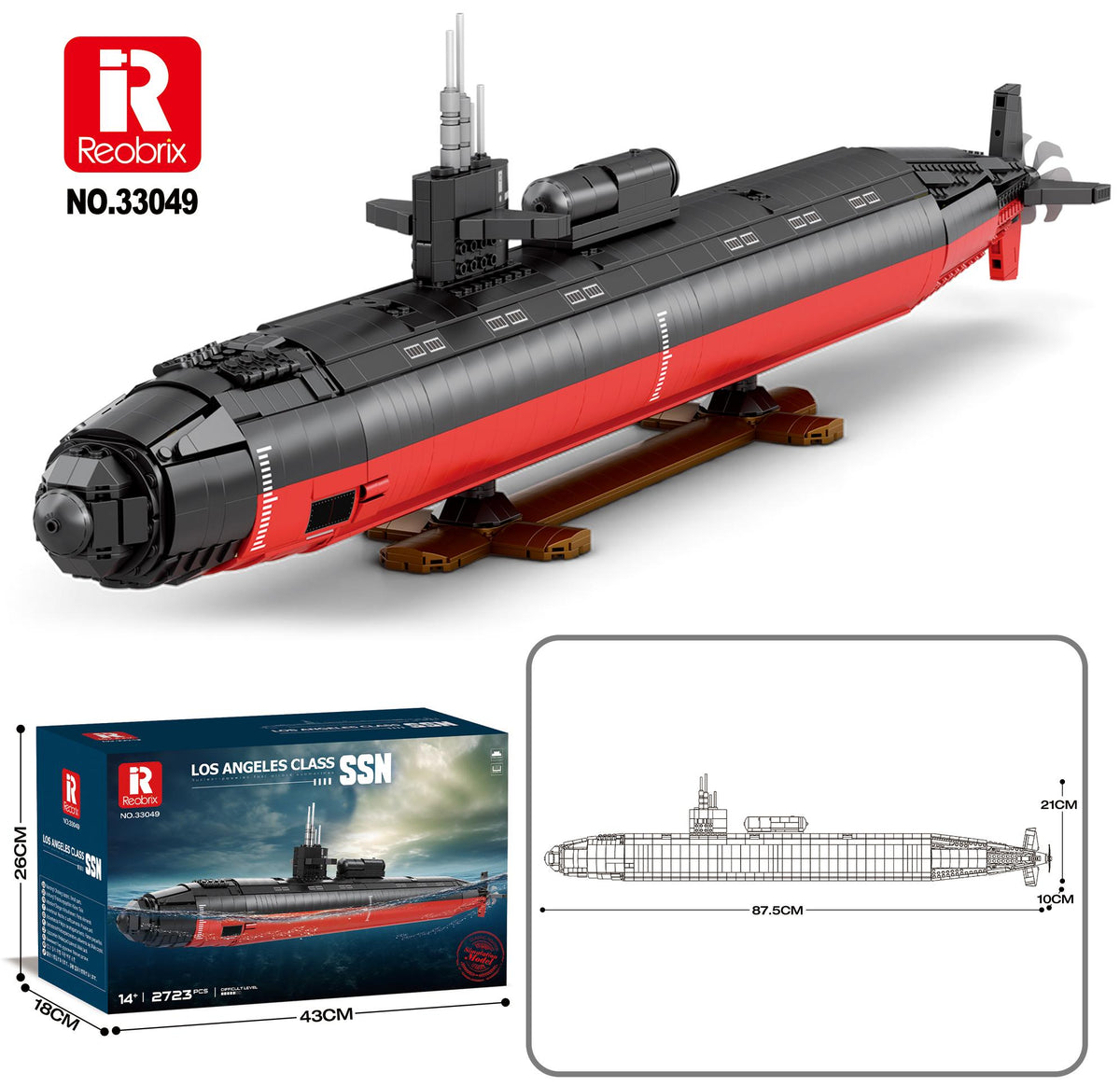 Reobrix Fast Attack Nuclear Submarine
