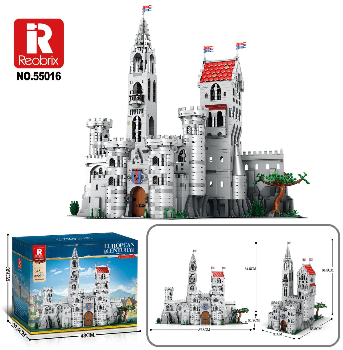Reobrix Grand White King's Castle