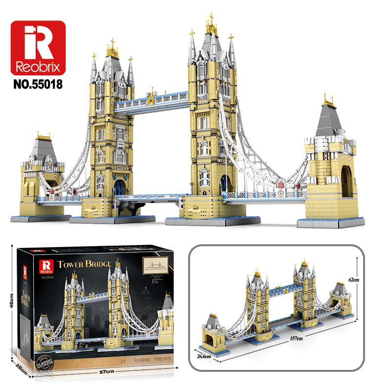 Reobrix London Tower Bridge Model