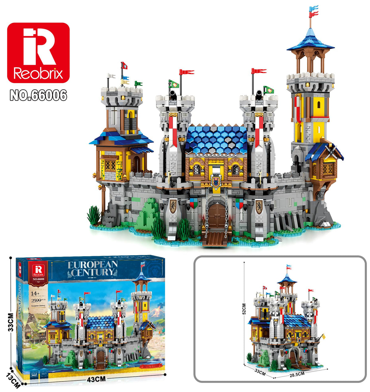 Reobrix Medieval Knights Castle