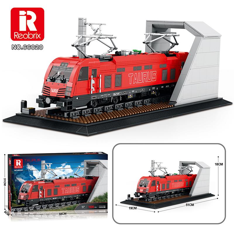 Reobrix Red Taurus-Style Electric Locomotive