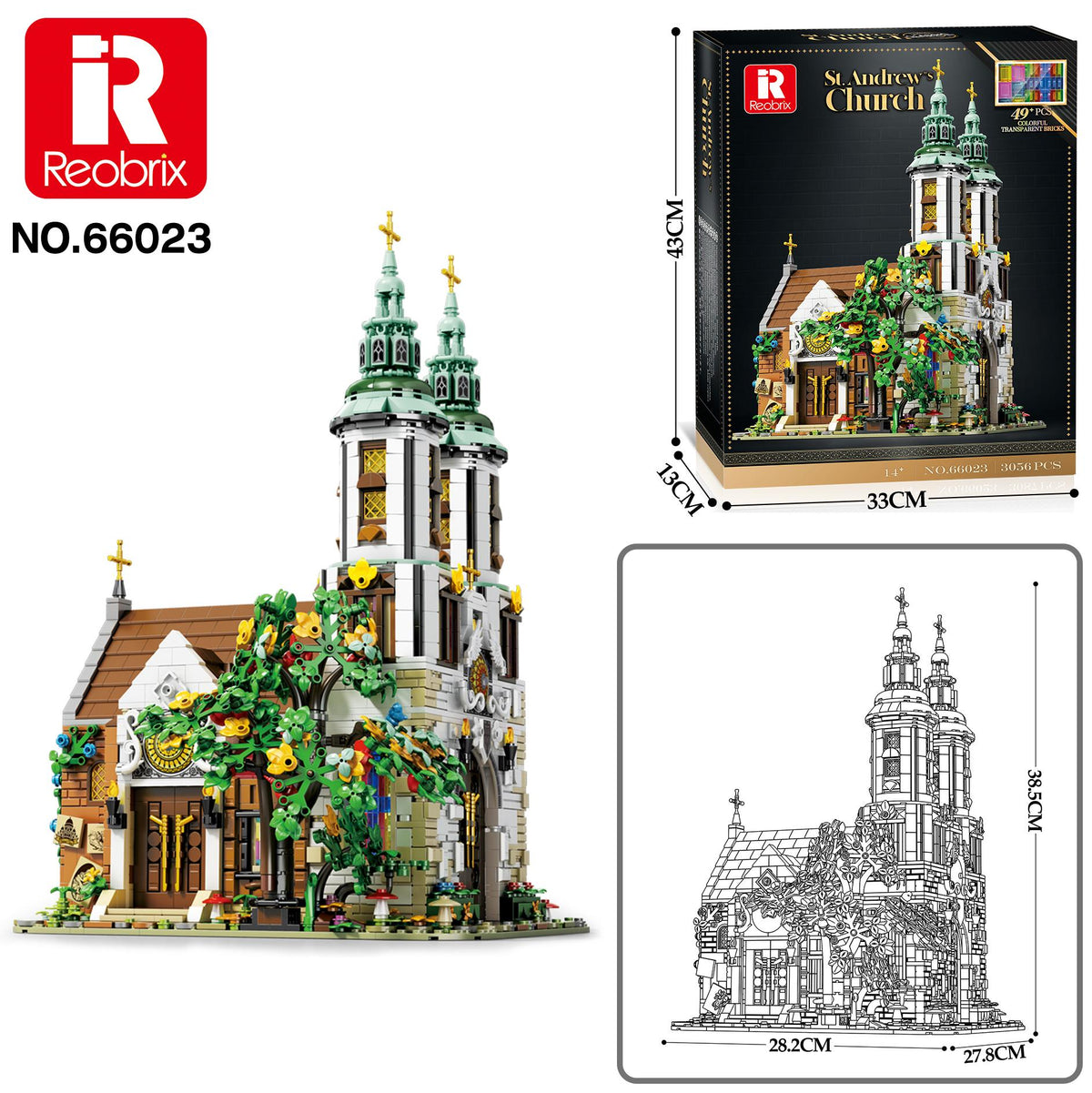 Reobrix St. Andrew's Church Model