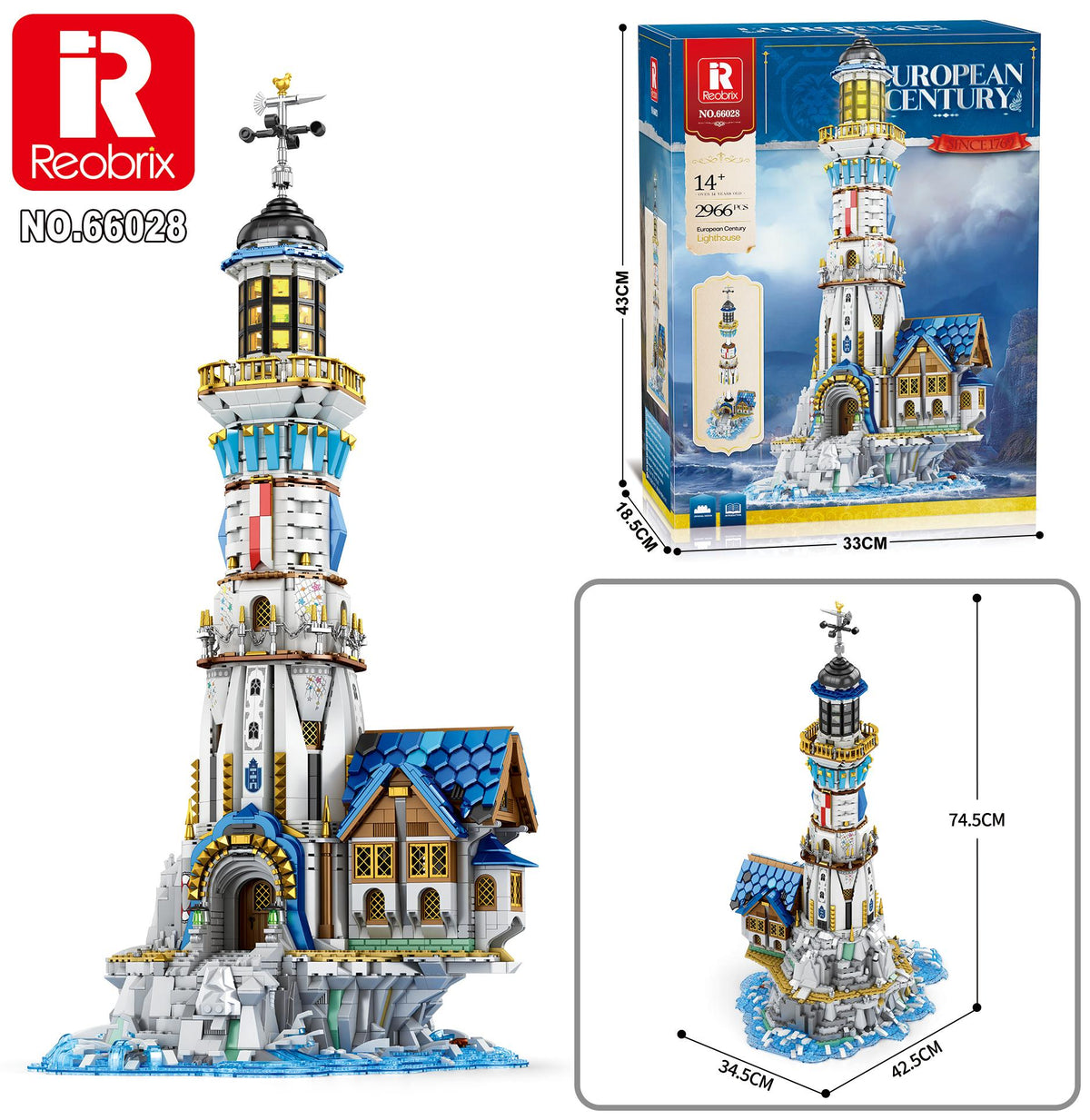 Reobrix Medieval Lighthouse on the Rocks