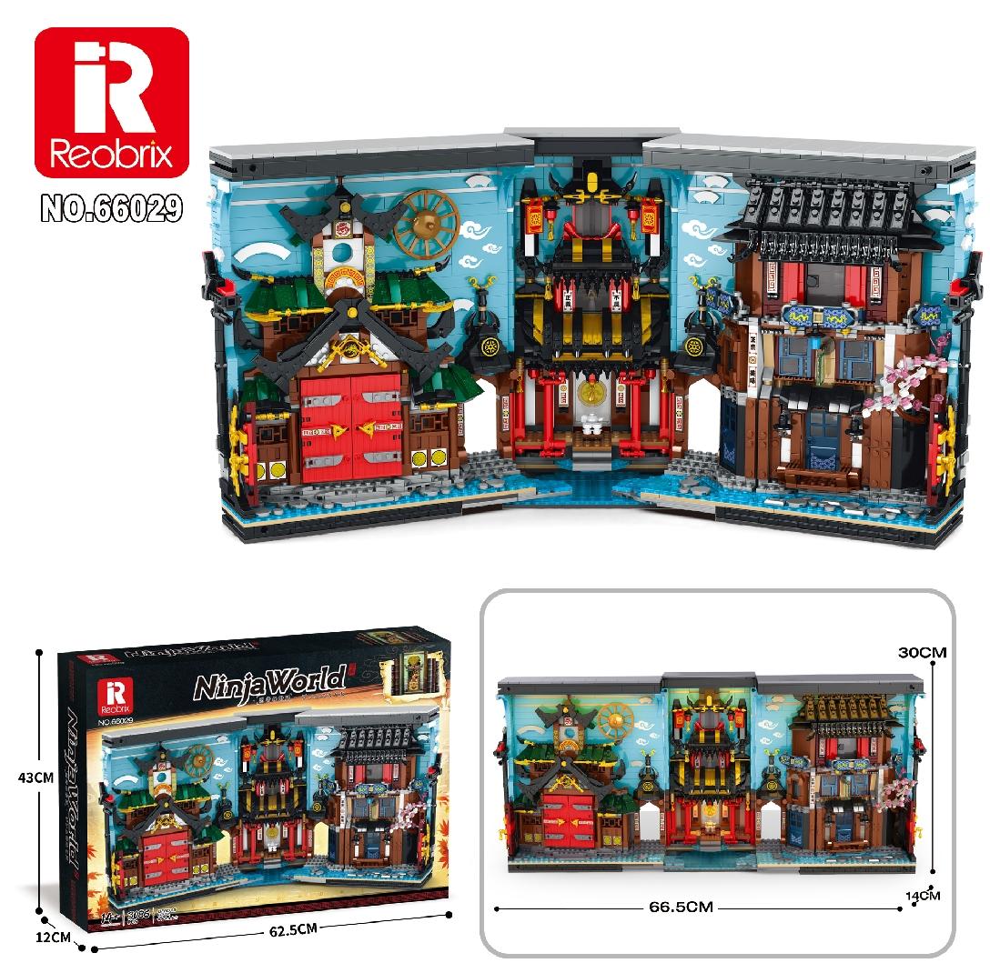 Reobrix Ninja Village Storybook Diorama