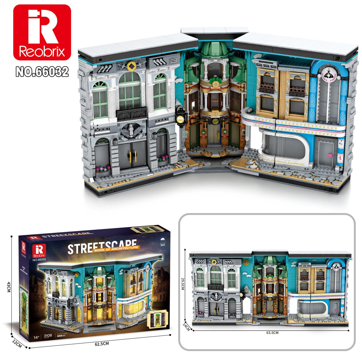 Reobrix Old Town Streetscape Storybook