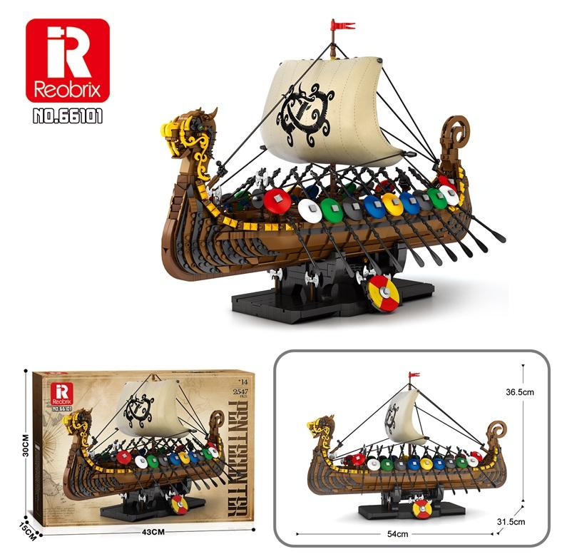 Reobrix Viking Dragon Longship