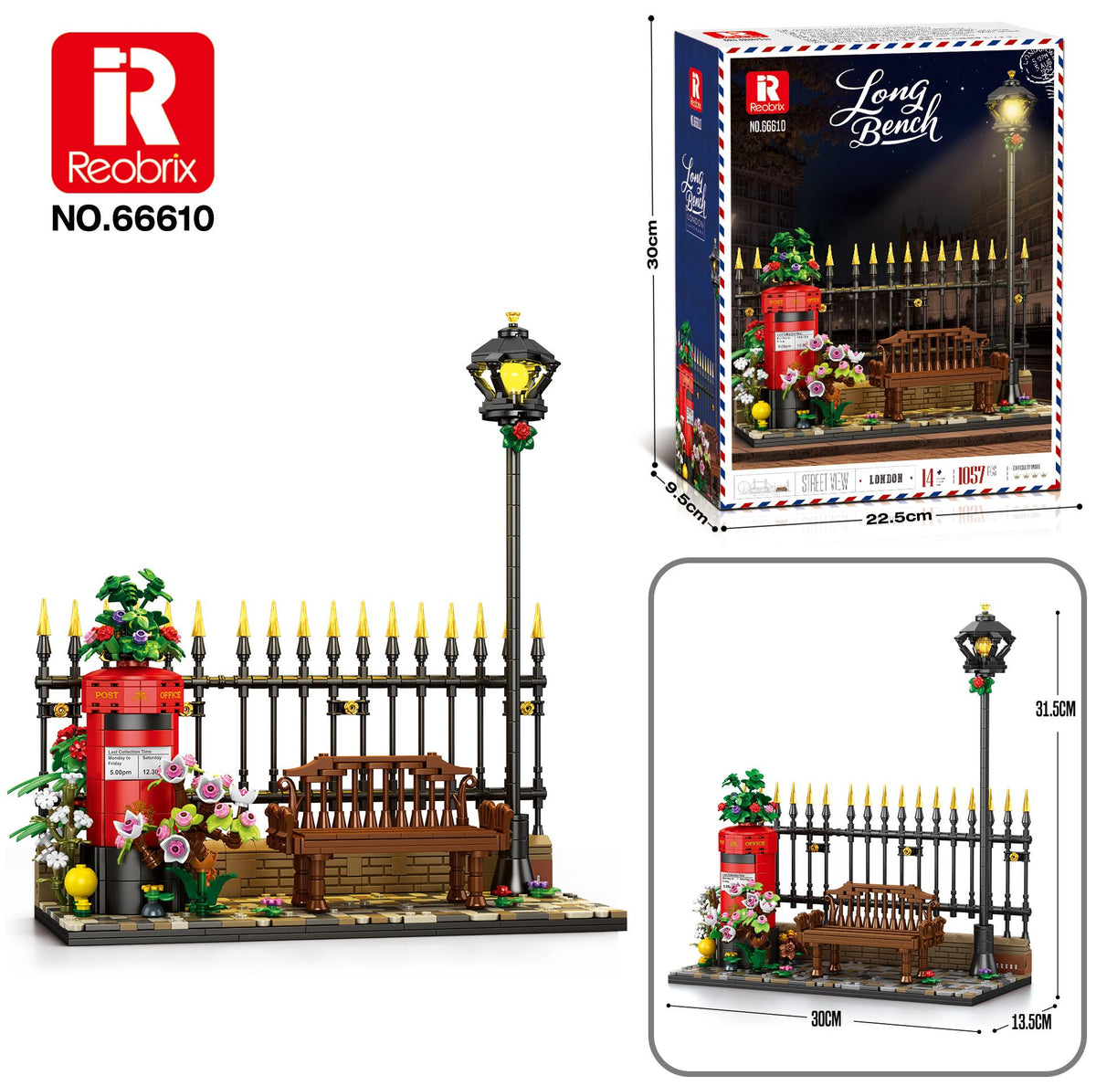 Reobrix London Long Bench Street Scene