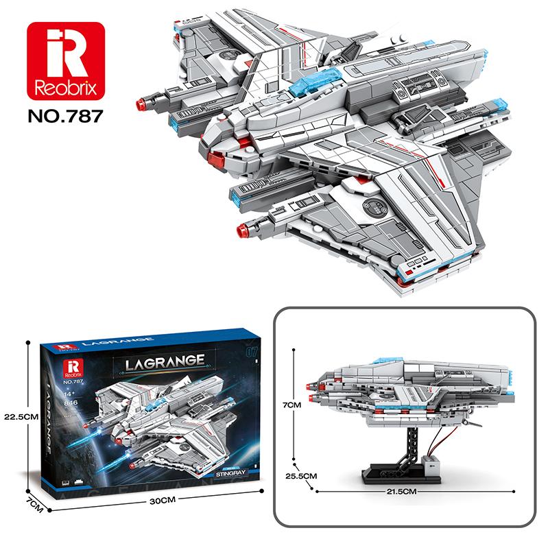 Reobrix Sci-Fi Interceptor Starfighter