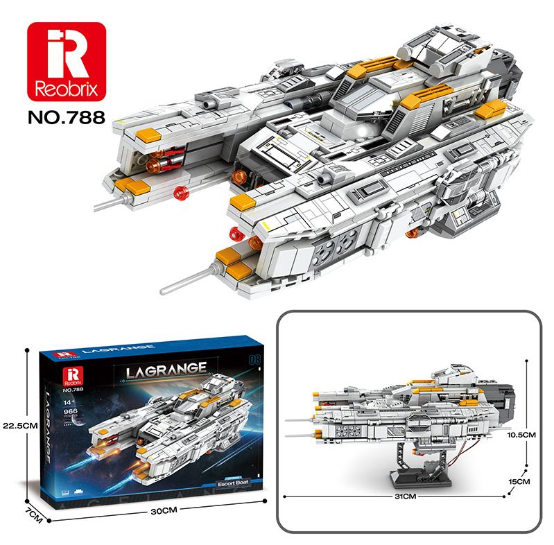 Reobrix Sci-Fi Battle Cruiser Starship