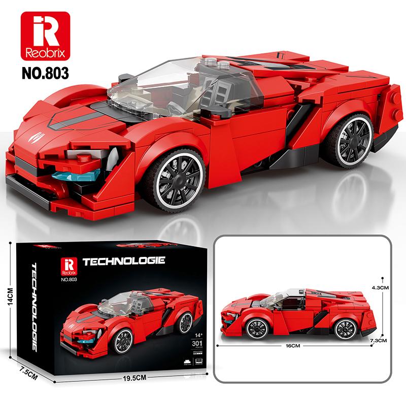 Reobrix Mini Red Arabian Hypercar