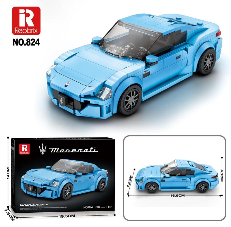 Reobrix Mini Sky Blue Italian Grand Tourer