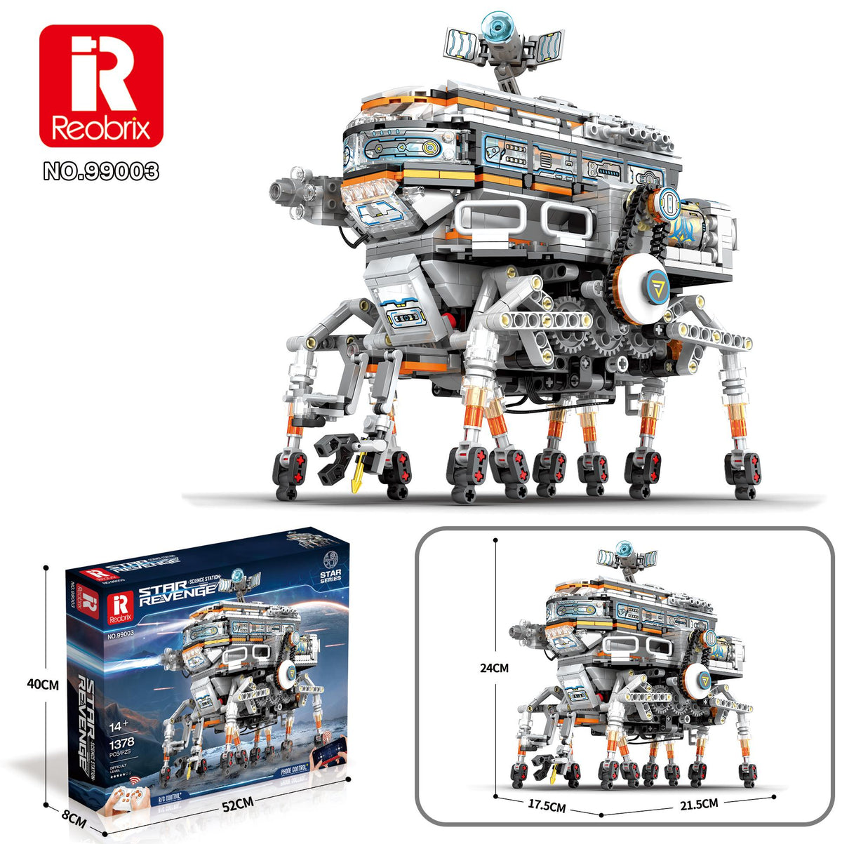 Reobrix Walking Space Base Mech