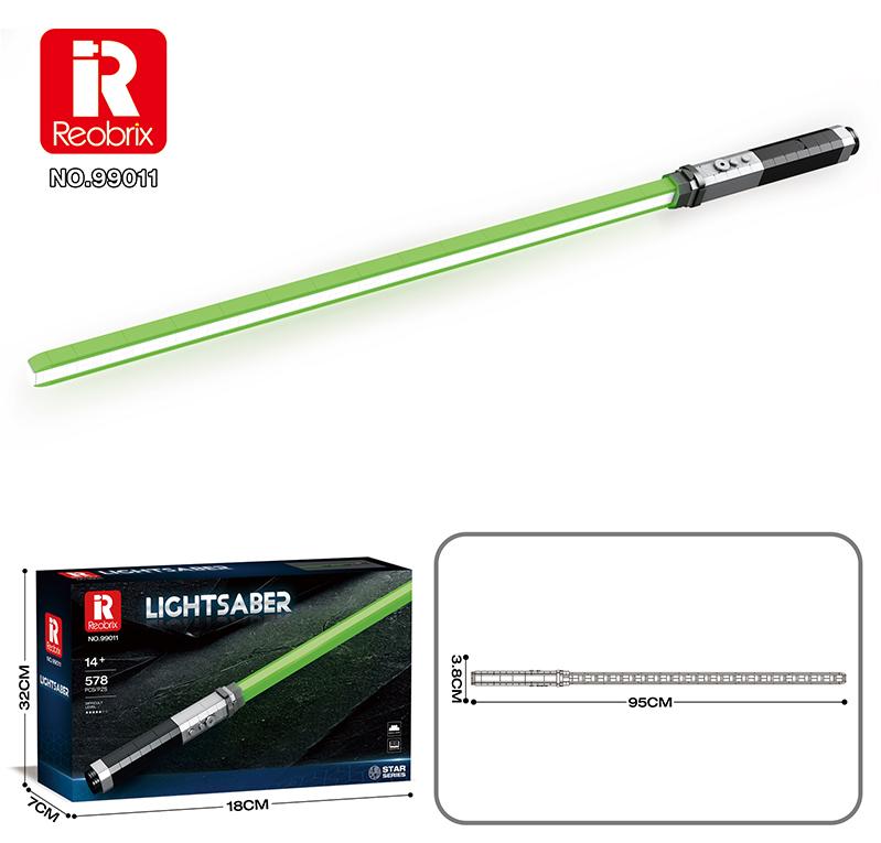 Reobrix Green Laser Sword Block Model