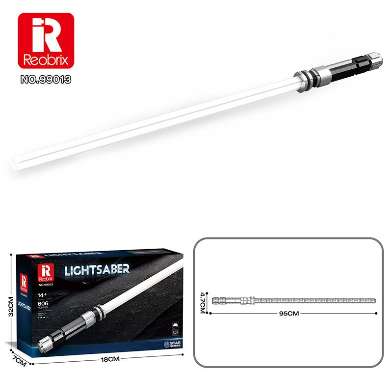 Reobrix White Laser Sword Block Model