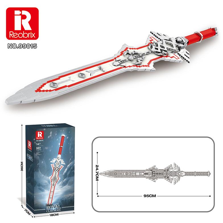 Reobrix Royal Claymore Sword Model