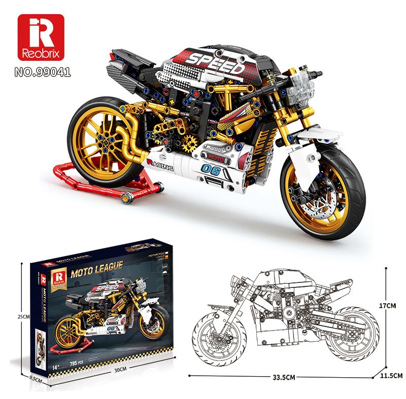 Reobrix Gold & Black Streetfighter Bike